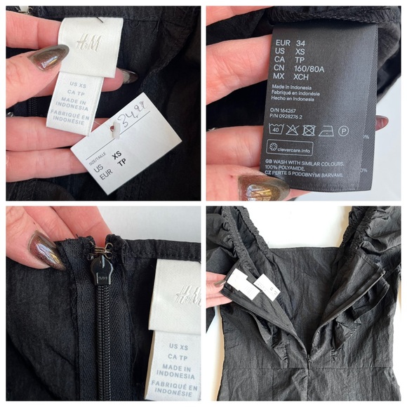 H&M Flounce-Trimmed Dress - Picture 9 of 9